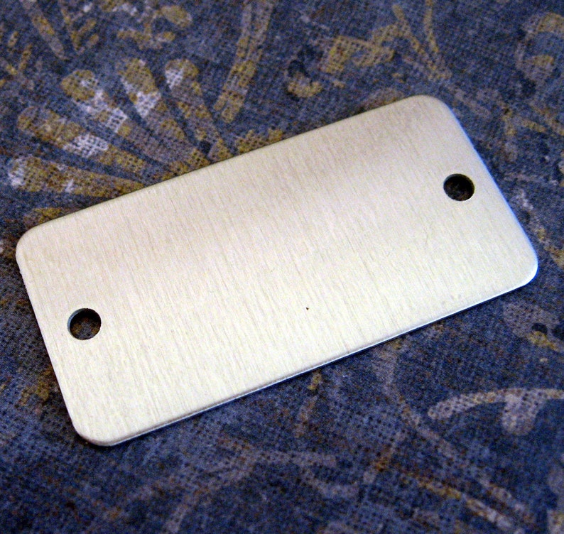 Luejnbogty 25 Pcs 1.5inch Brass Valve Tags Stamping Blank