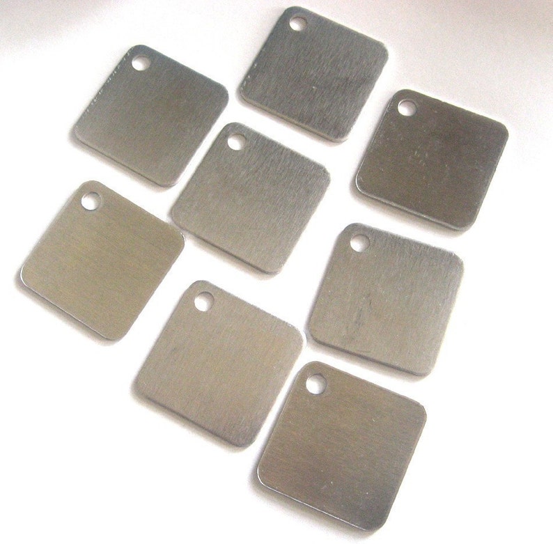10 Diamond Shaped Aluminum Blank Tags 1.25 Inch 18 Gauge - Etsy