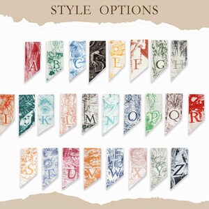 Peut inclure: Un ensemble de 26 autocollants de lettres de l'alphabet avec diff&eacute;rents motifs et couleurs. Chaque autocollant pr&eacute;sente une lettre et un motif unique, comme un motif floral, un motif g&eacute;om&eacute;trique ou une illustration fantaisiste. Les autocollants sont parfaits pour ajouter une touche de personnalit&eacute; aux journaux, aux planificateurs, aux ordinateurs portables et &agrave; d'autres surfaces.