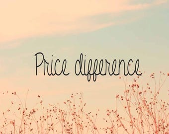 Price difference