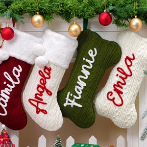 Personalisierte Knochen Weihnachtsstrumpf, benutzerdefinierte Haustier Name Weihnachtsstrumpf, Hundeknochen Weihnachtsstrumpf, Haustier-Strumpf, Weihnachtsgeschenk, Feiertags-Dekor