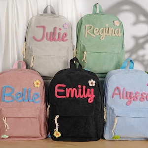 Sac à dos personnalisé pour tout-petit avec nom, sac à dos préscolaire, sac à dos pour enfant, sacs d'école faits main pour tout-petits, cadeau pour garçon et fille