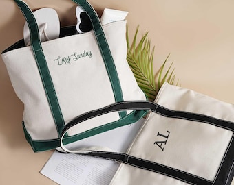Personalized bridesmaid Tote Bag, Custom Embroidered Tote Bag, School Bag, Gifts for Her, Custom Text Tote, Bachelorette Gift