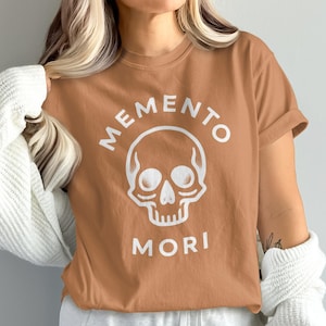 Memento Mori Skull T-Shirt: Gothic Dark Humor Tee