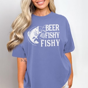 Beer Fishy Fishy T-Shirt, Funny Fishing Shirt, Beer Lover Gift, Angler T-Shirt, Fishing Trip Apparel, Novelty T-Shirt, Fisherman Tee