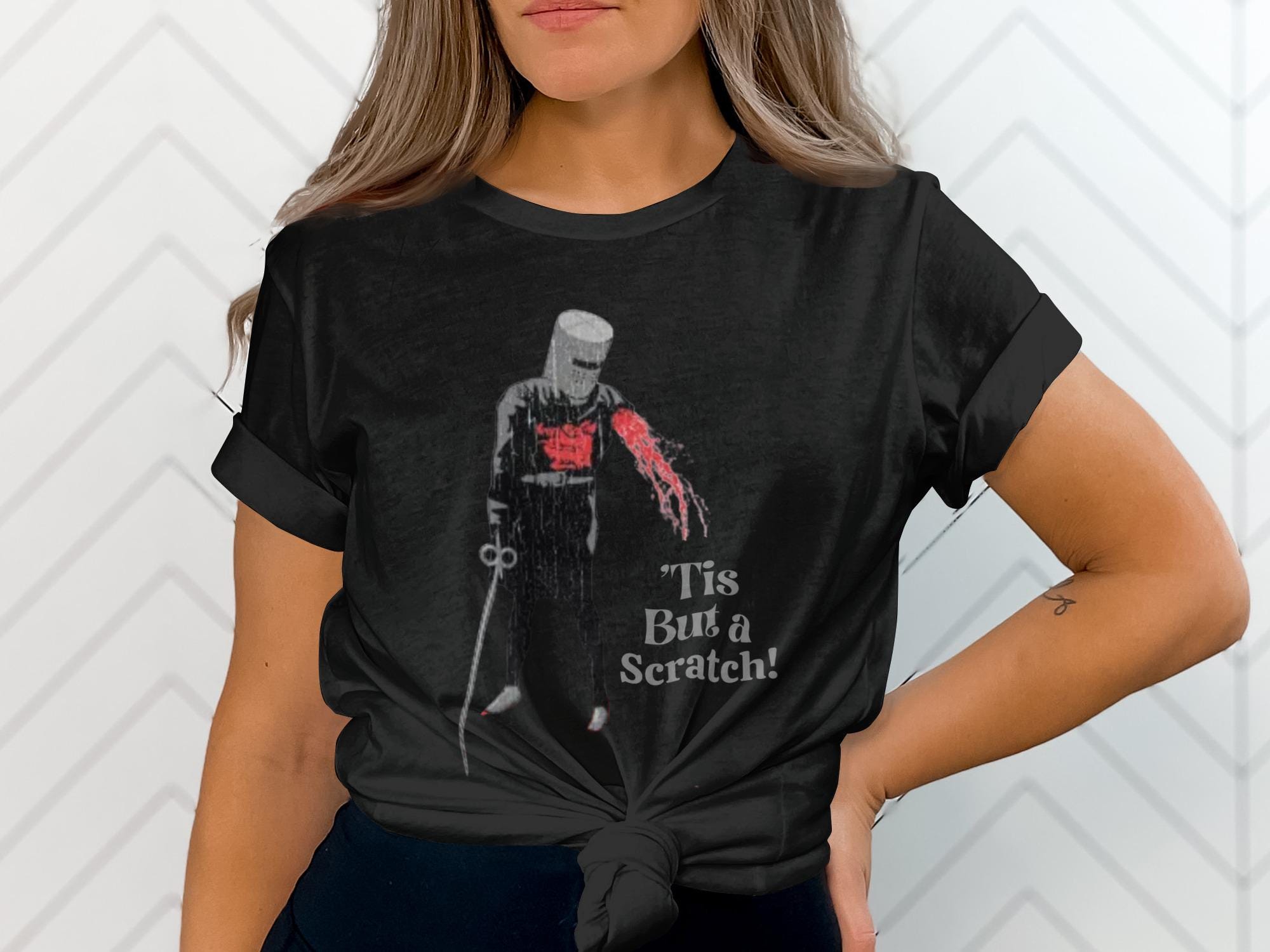 MONTYS Pythons Witch Duck T-shirt Monty Python Field Guide To A Quest ...