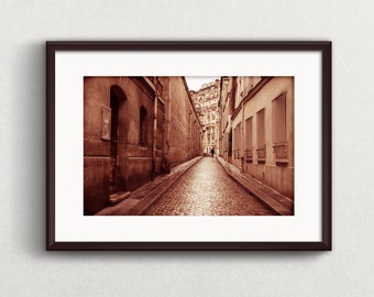 Parisian Streets, Paris Photography, Living Room Wall Decor, Wall Art, Francophile Gift, Travel Photography, Paris Print