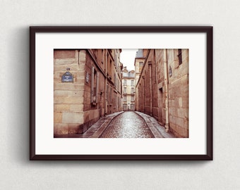 Parisian Streets, Paris Photography, Living Room Wall Decor, Wall Art, Francophile Gift, Travel Photography, Paris Print