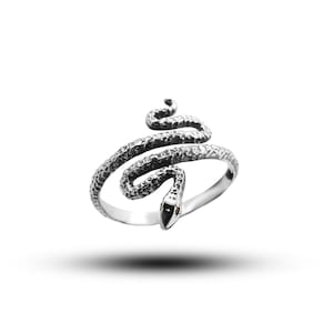 Adjustable Snake Ring, Silver Celtic Snake Ring Women Red Stone, Gothic Ring, Fantasy Gold Snake Ring, Nature Inspired Ring, Snake Ring Men