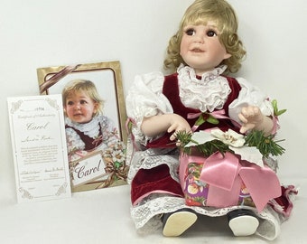 Certificate of Authenticity Carol doll By Sandra Kuck