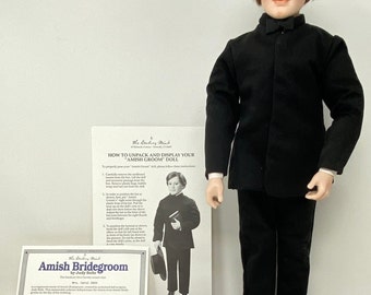 Amish Bridegroom doll By Judy Belle