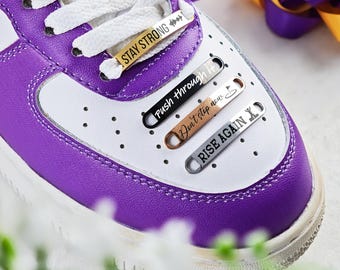 Custom Shoelaces Tags, Personalized Shoe Lace Tag, Marathon Runner Gift, Christmas Gifts for Running Groups, Inspirational Runner Gifts