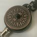 Compass Rose HEAVY DUTY Steel Cable Badge Holder