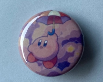 Cute Kirby 1 inch pin