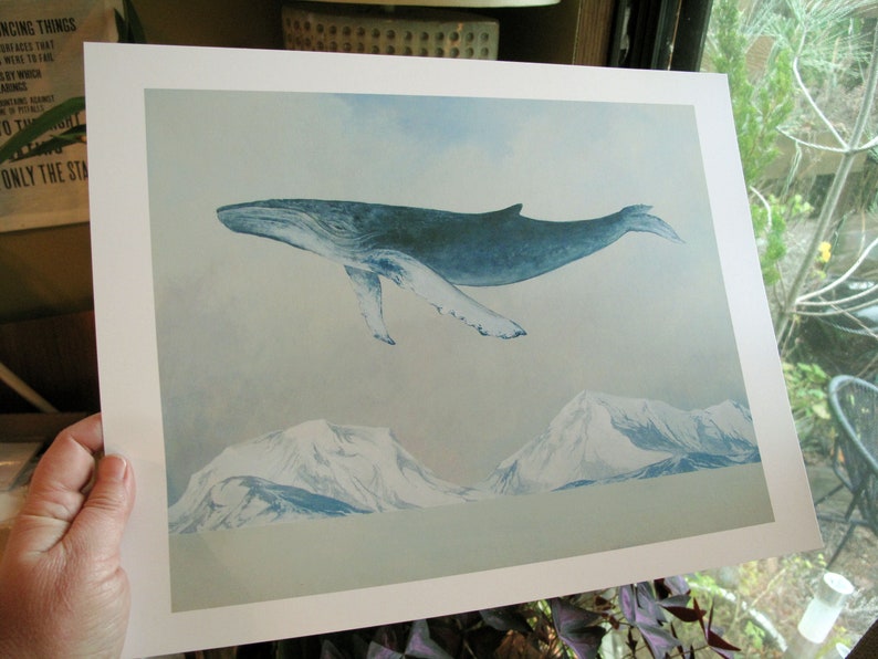 The Scout, Humpback Whale 11x14 Art Print image 4