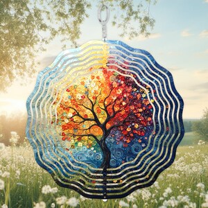 Tree of Life Wind Spinner PNG, Sublimation Design (digital Download) - Etsy