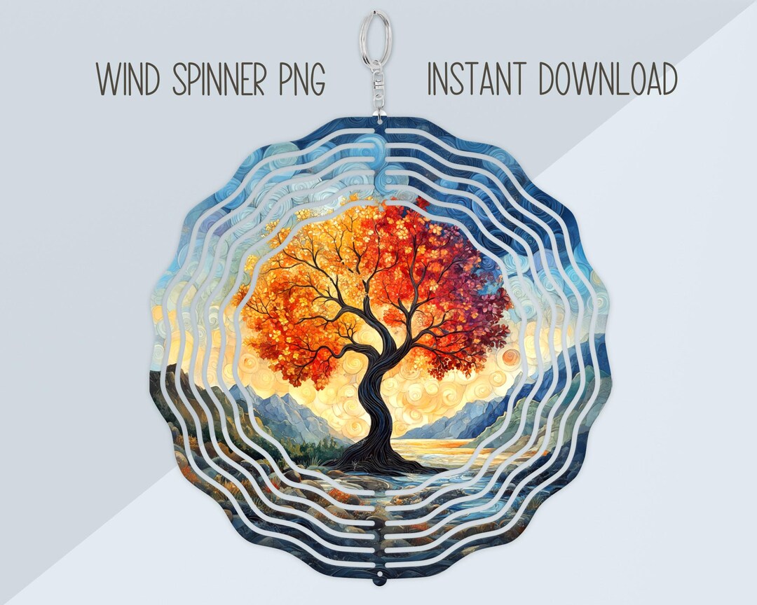 Tree of Life Wind Spinner PNG, Sublimation Design (digital Download) - Etsy