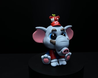 Mario custom figures - Chibi Elephant Mario