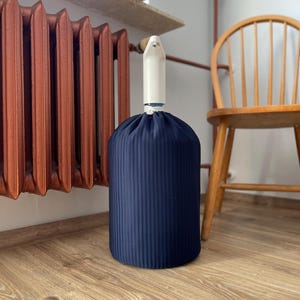 Blue Water Bottle Cover. Water Jug Cover. 19 L Dispenser Cover. 5 Gallon Top Spout Bottle Cover. Case for 5G Water Bottle. Kitchen decor.