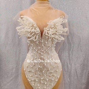 White Beaded Corset Dress - Etsy