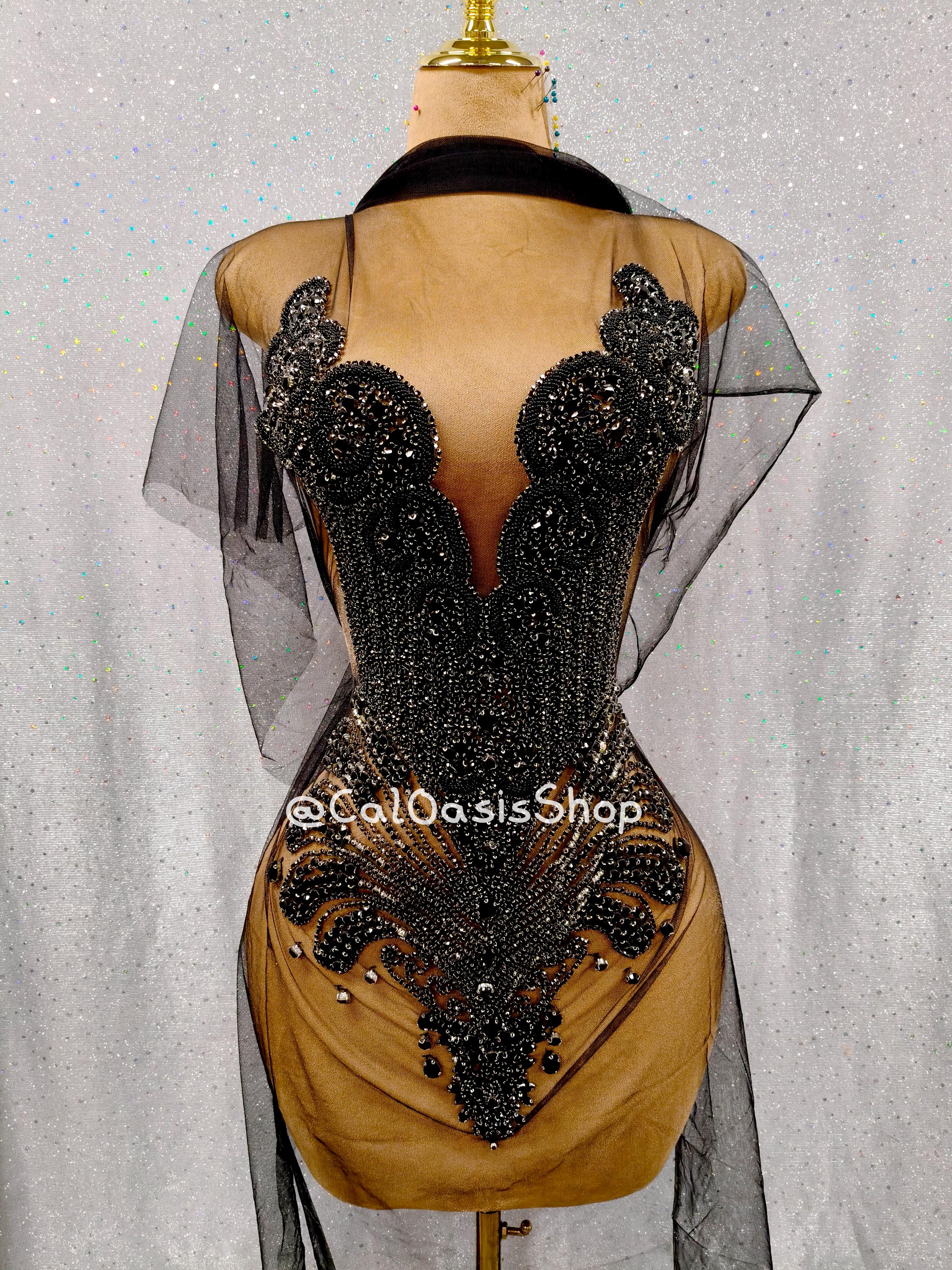 Brown Mesh Dress - Etsy