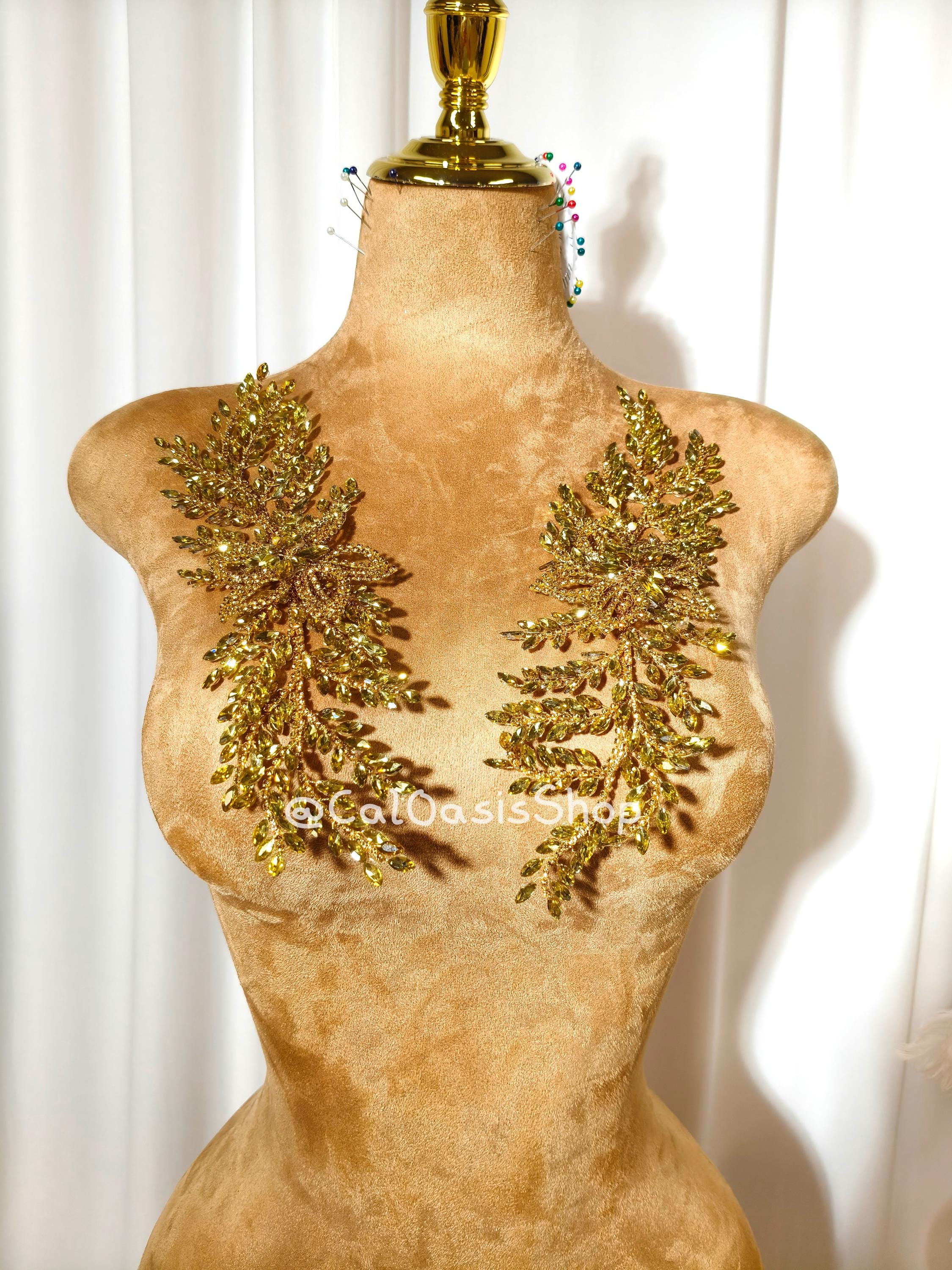 Gold Appliques for Dress - Etsy Gold Appliques for Dress - Etsy