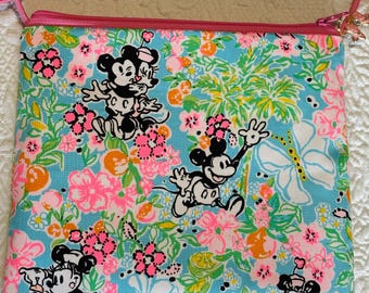 Lilly inspired handmade crossbody