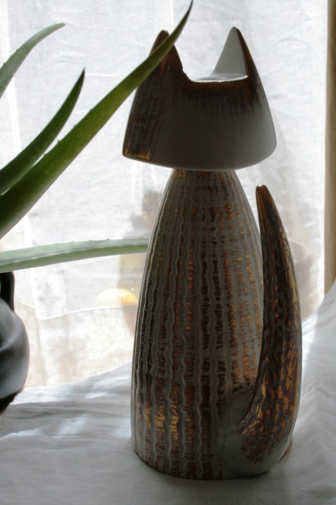 Royal Haeger Cat Candle Holder Etsy