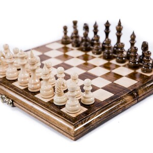 Chess Set Classic / Backgammon Board / FREE PERSONALIZATION