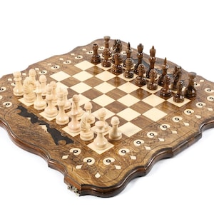 Personalized Chess Set - Handcrafted Chess / Unique Gift