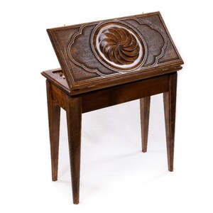 Backgammon de mesa de la eternidad: Símbolo armenio de la eternidad y herrajes de bronce / HECHO A MANO