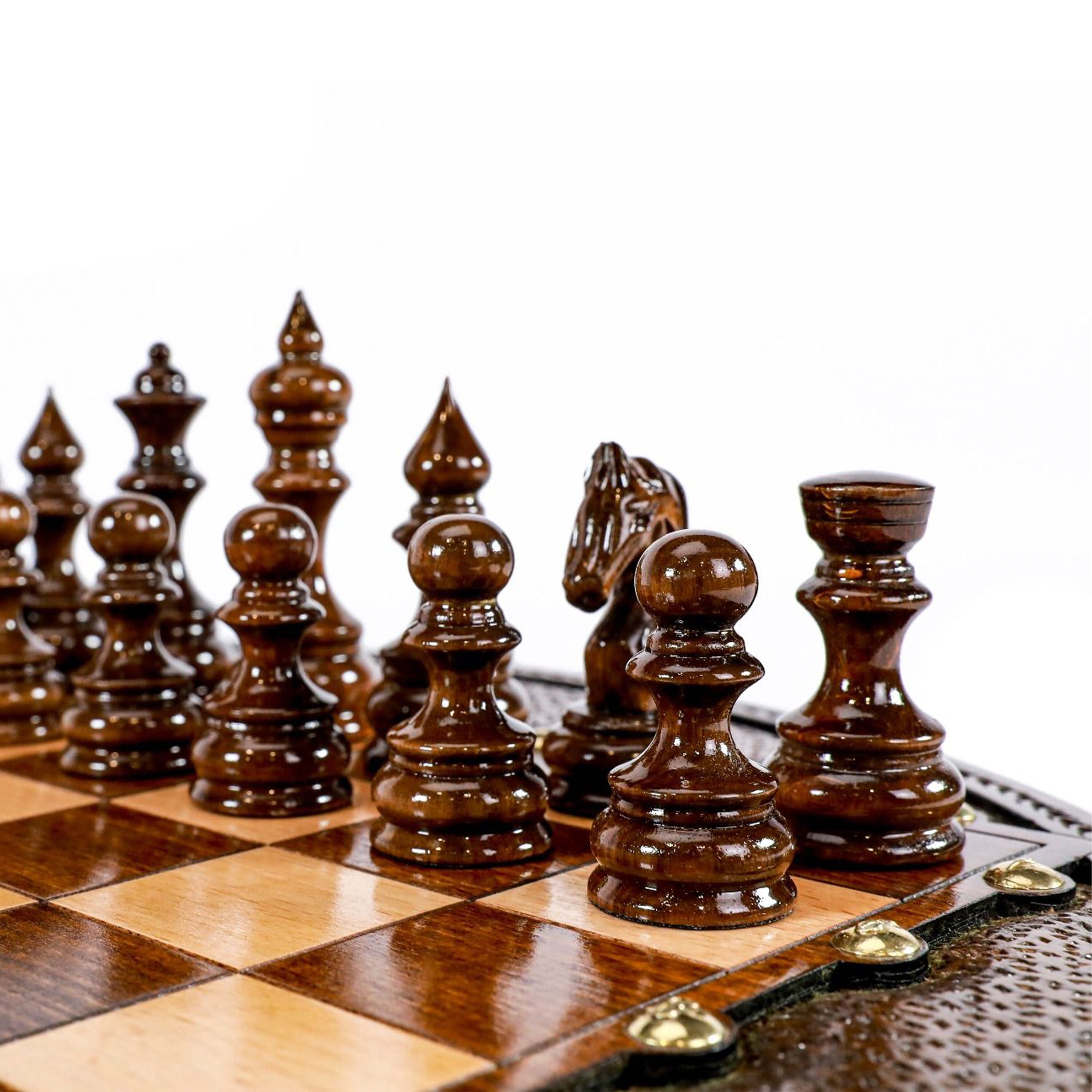 Handmade Wooden Circle Chess Set, Personalized Birthday Gift - Etsy