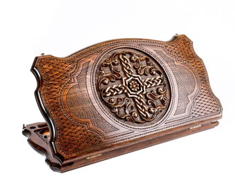 Ornamental Braid Pattern Backgammon, Wooden Backgammon Board / HANDMADE / PERSONALIZED