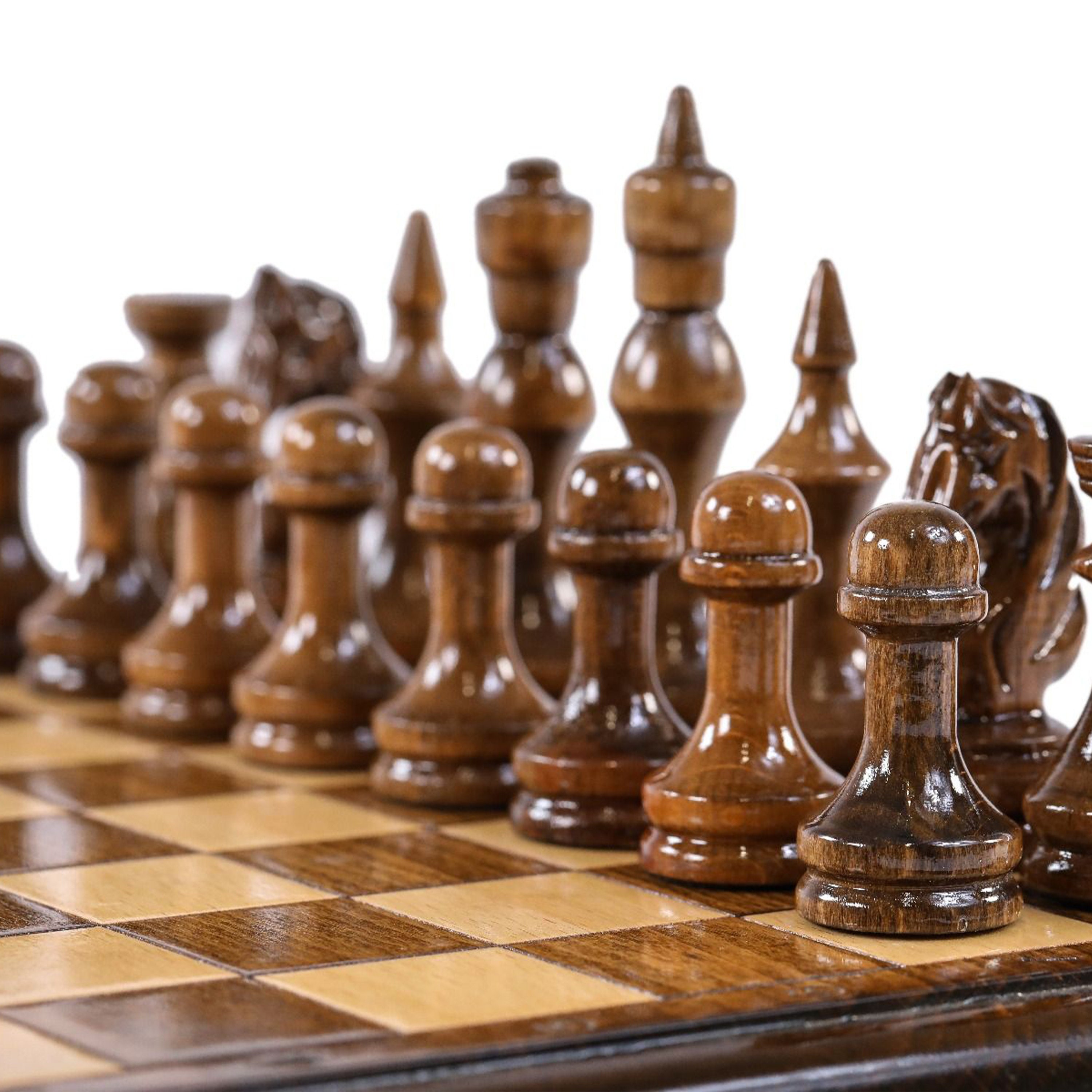 Square Chess Board, Wooden Chess Set / Personalized Gift / HANDMADE - Etsy