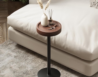 Side Table / Modern Design / Natural wood