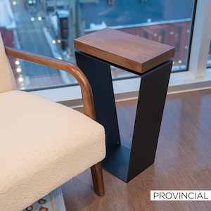 Pine Wood Nightstand, Bedside Table, Narrow Nightstand Provincial