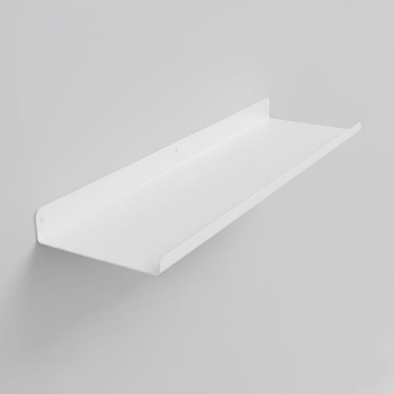 Metal Floating Shelf U Shape / Modern Shelf Design White