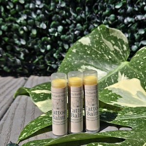 All-Natural Tattoo Balm | Soothing Aftercare with Shea and Cocoa Butter | Handmade | Nourish & Protect Healing Ink