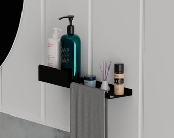 Moderne Metall schwebende Badezimmer Regal: Shampoo & Zahnbürste Organizer