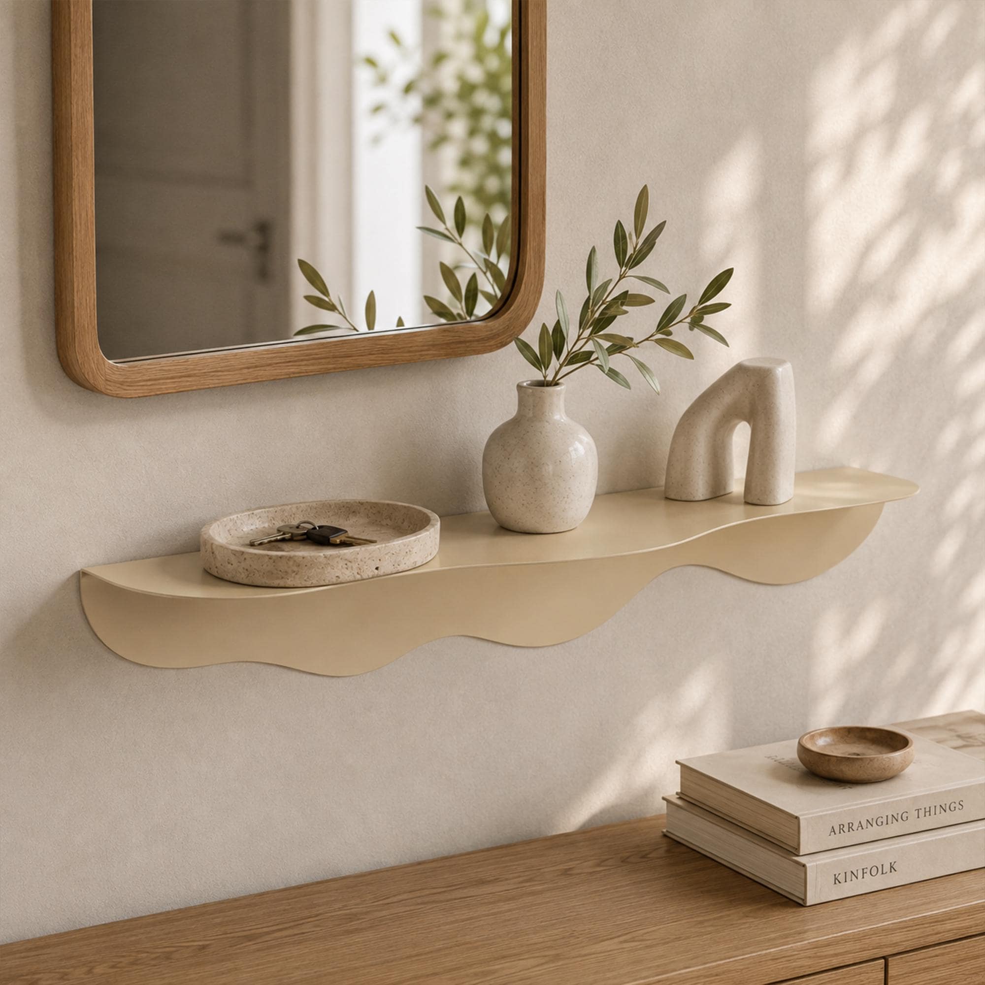 Vintage Pink Wall Shelf - Etsy
