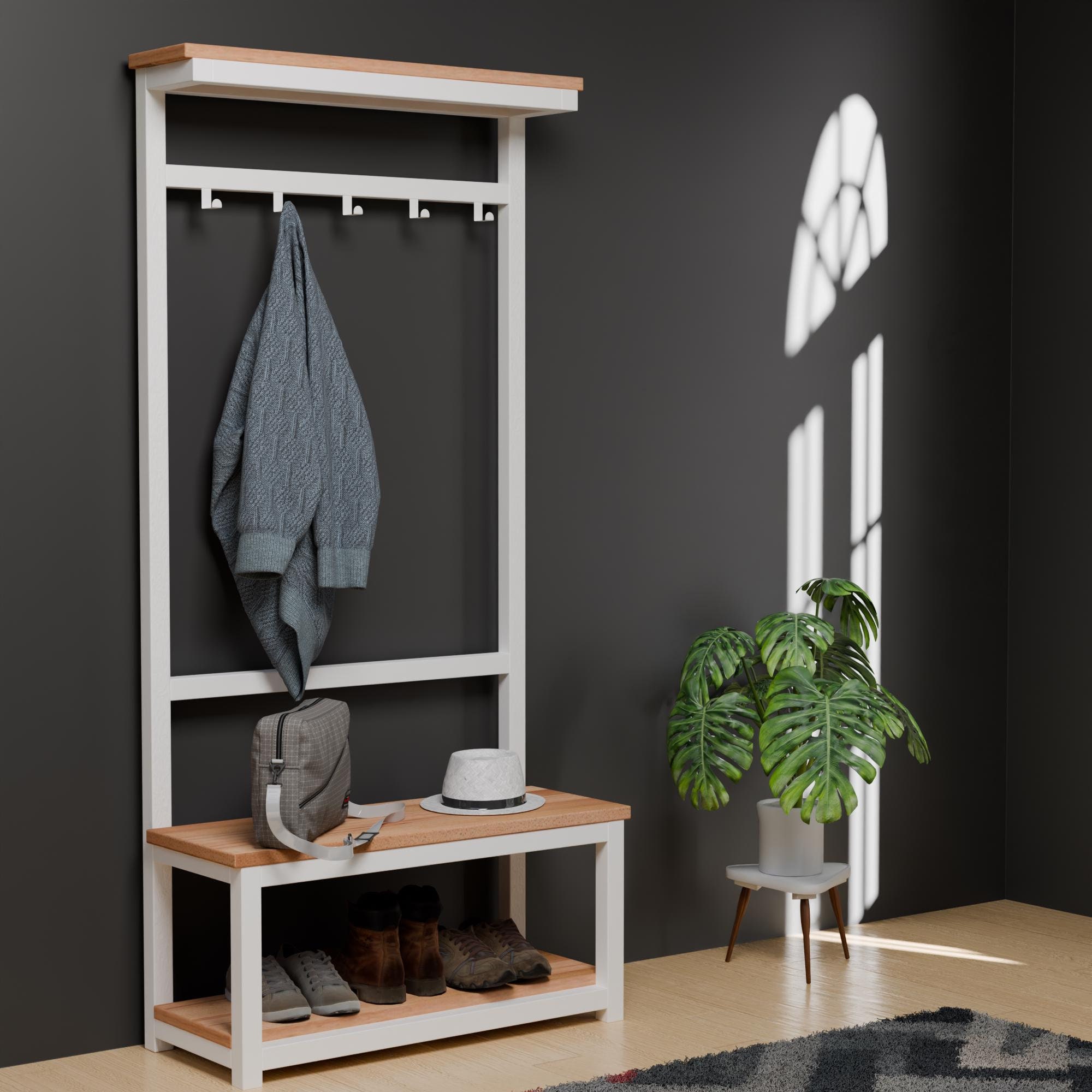 Coat and Shoe Rack Etsy