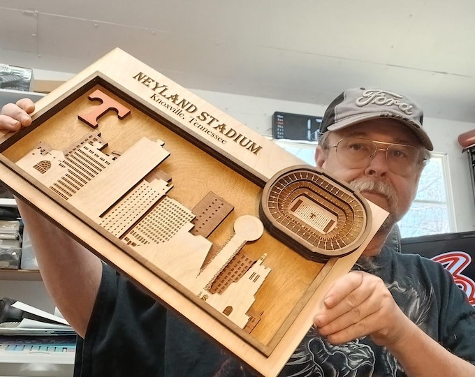 Featured listing image: Neyland Stadium University of TN Wood Plaque - Officially Licensed