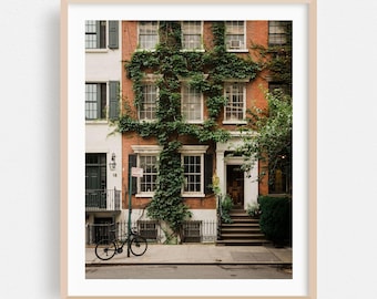Manhattan Print, New York Wall Art, Architecture Framed Art, Street Photography Home Decor, Botanical Poster, City Fine Art, Vintage