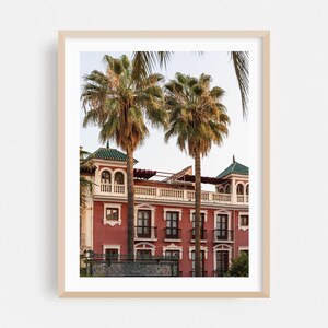 Granada Print, Andalusia Wall Art, Spain Framed Art, Architecture Home Decor, Palm Tree Poster, Tropical Fine Art, Mediterranean, Cityscape