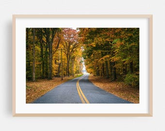Maryland Print, Autumn Wall Art, Forest Framed Art, Nature Home Decor, Scenic Poster, Landscape Fine Art, Rural, Photography, Wye Island