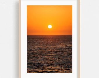 Laguna Beach Print, California Wall Art, Sunset Framed Art, Ocean Home Decor, Coast Poster, Nature Fine Art, Minimalist, Scenic, Summer