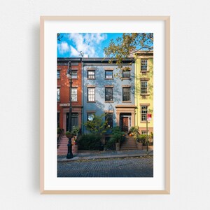 Brooklyn Print, New York Wall Art, Architecture Framed Art, Street Photography Home Decor, City Poster, Autumn Fine Art, Vintage, Scenic