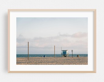 Los Angeles Print, California Wall Art, Beach Framed Art, Coastal Home Decor, Ocean Poster, Minimalist Fine Art, Landscape, Beach House