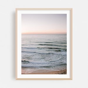 Ericeira Print, Lisbon Wall Art, Portugal Framed Art, Ocean Home Decor, Waves Poster, Beach Fine Art, Seascape, Sunset, Coast, Minimalist