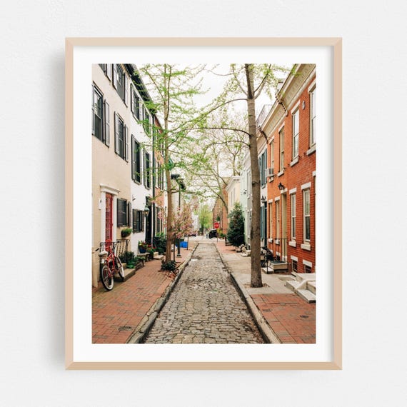 Philadelphia Print, Pennsylvania Wall Art, Street Photography Framed Art, Architecture Home Decor, City Poster, Vintage Fine Art, Scenic